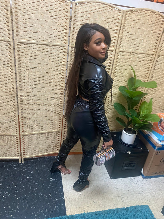 Stallion Leather two-piece