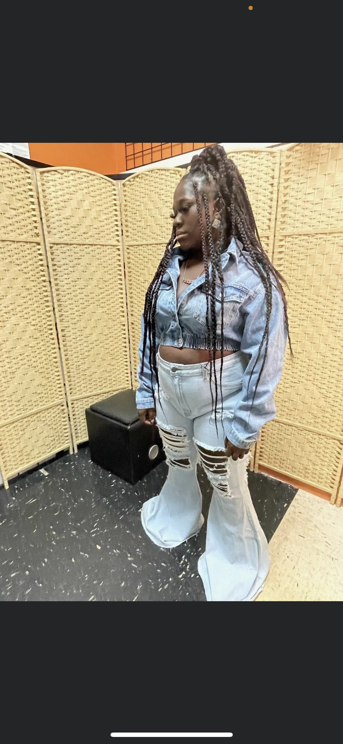 Chrystal denim Pants