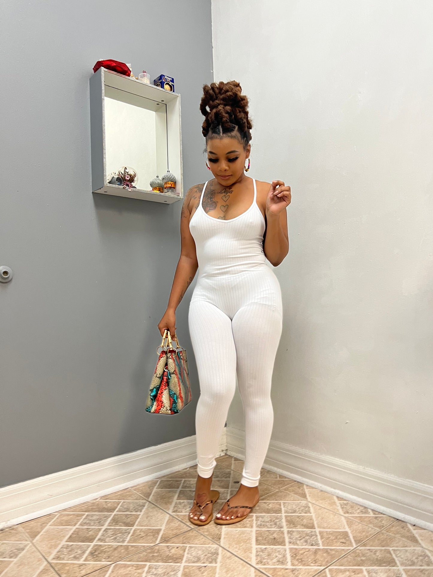 White diamond Jumpsuit